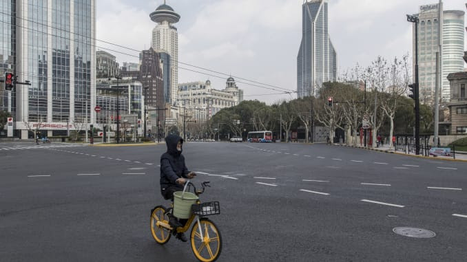 China's empty streets