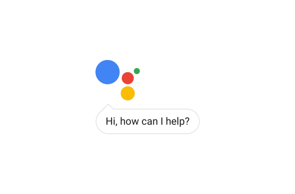 Google chat bubble saying "Hi, how can I help you?"